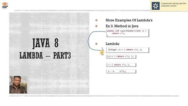 JAVA 8 LAMBDA PART 3 смотреть онлайн