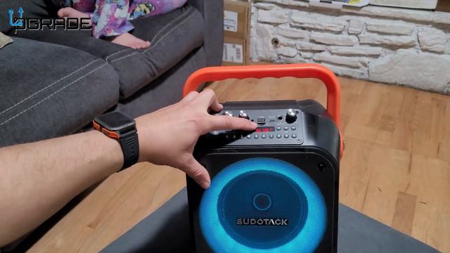 SUDOTACK Karaoke Machine with Wireless Microphone SP-70 смотреть онлайн