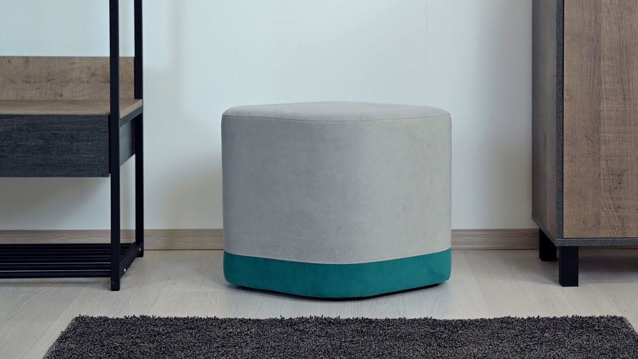 Пуф Марвин | ткань Ультра Атлантик смотреть онлайн