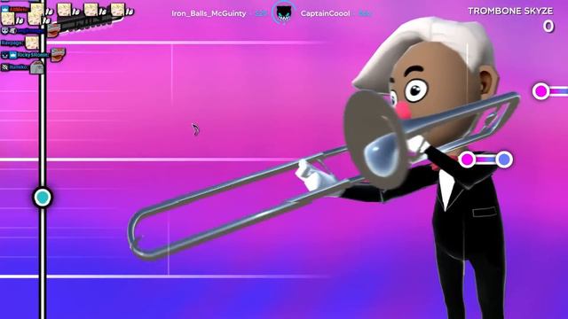 Lirik Plays Trombone Champ