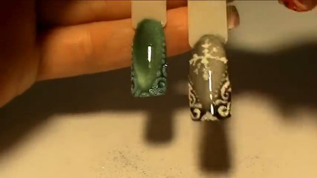 кошачий глаз. необычный эффект .новогодний дизайн.простые дизайны. смотреть онлайн