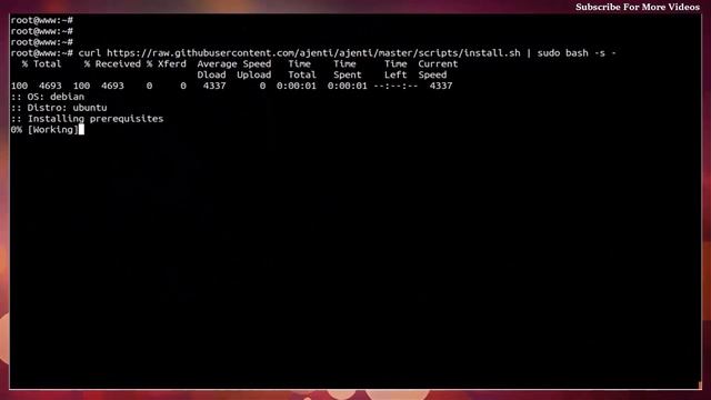Ajenti installing On Ubuntu 18.04 смотреть онлайн