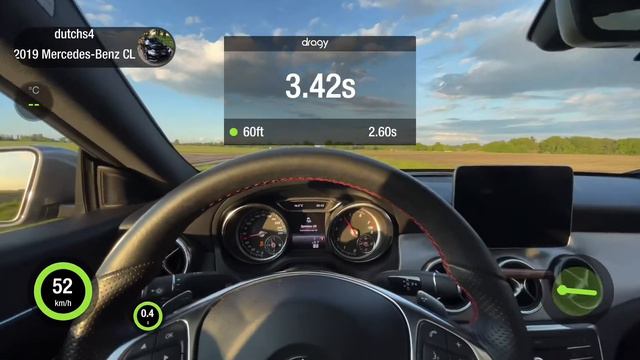 Mercedes CLA 180  Stage 1 * 175 HP * Acceleration DRAGY GPS