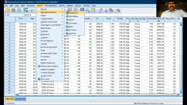 EDA DESCRIPTIVE STATISTICS IN SPSS AND PYTHON SESSION-1 смотреть онлайн