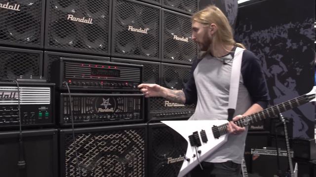 NAMM 2016 - Ola Englund Washburn Parallaxe Solar V смотреть онлайн