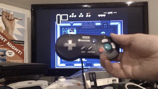 Playing SNES games on the GameCube via SNES9XGX смотреть онлайн