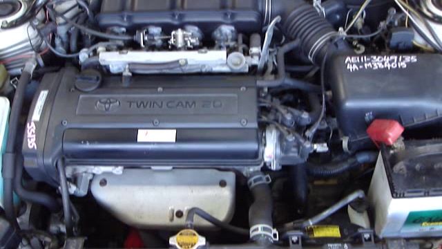 4AGE Black Top 20 Valve ~ AE111 Sprinter GT ~ 109,585 Kms ~ Stock # JS135 ~ Engine Running.wmv