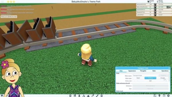 Роблокс ПАРК АТТРАКЦИОНОВ ! Построила СУПЕР развлечения ? Тайкон Theme Park Tycoon 2