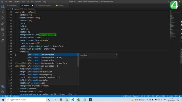 Responsive Christmas Website Using Bootstrap 5 | Christmas Website | Bootstrap 5 Project In Hindi смотреть онлайн