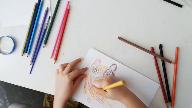 Как рисовать акварельными карандашами? Рисуем с ребенком смотреть онлайн