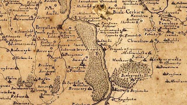 Где Украина в XVII веке на карте Гийома де Боплана? смотреть онлайн