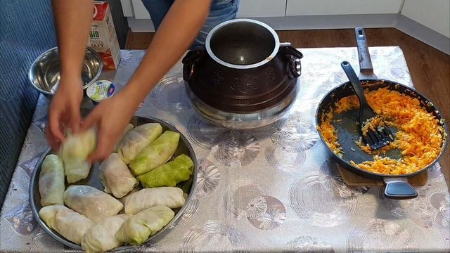 Тёщины Голубцы в Афганском Казане! Секрет Приготовления! смотреть онлайн