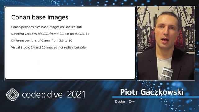 Docker ? C++ – Piotr Gaczkowski, Adrian Ostrowski – code::dive 2021 смотреть онлайн