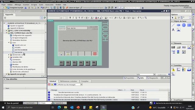 PARTIE 26 DESIGNER UNE VUE INITIALE DE L'IHM (SIEMENS_TIA PORTAL) смотреть онлайн