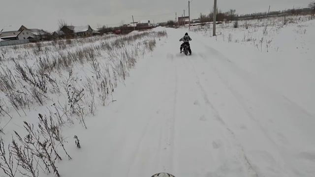 Эндуро зимой без шипов. смотреть онлайн