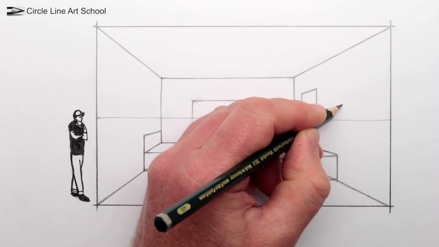 How to Draw a Bedroom in 1-Point Perspective смотреть онлайн