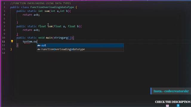 Amazing Concept Of Function Over Loading In Java || #videos #viralvideo #codecreatorskr смотреть онлайн