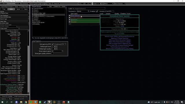 [POE] 3.16 - Necromancer Carrion Golem - Aurastacker - The Ultimate Lazy Build [High Budget]