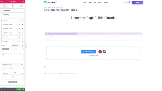 Как создать и настроить таблицы на ВордПресс с конструктором Elementor смотреть онлайн