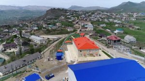 Село Уркарах. Микрорайон "Олимп".  С высоты птичьего полета.