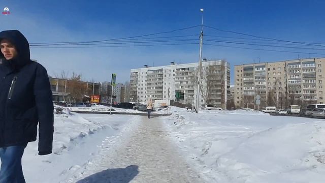 Ул. Демакова(не вся) и ул. Кутателадзе(не полностью).Академгородок. Новосибирск. 21.03.23. смотреть онлайн