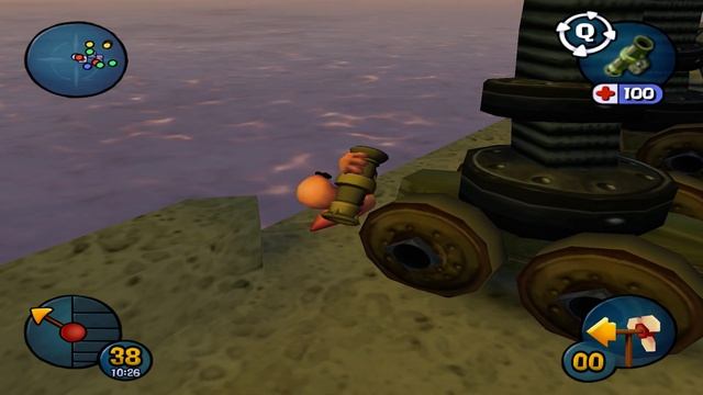 Worms 3D gameplay - Match against the AI смотреть онлайн