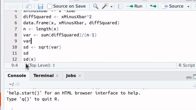 HowTo calculate standard deviation in R смотреть онлайн