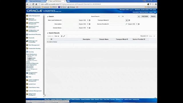 OTM Rate Maintenance смотреть онлайн