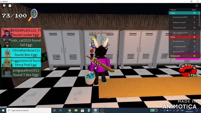 [BADGE] How to get all 10 Pizzeria Eggs in Epic Egg Hunt 2021 смотреть онлайн