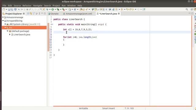 Linear Search in Java (Hindi) смотреть онлайн