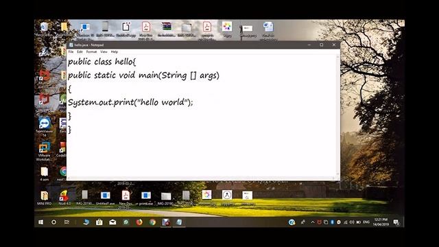 How to run java program in command prompt by SMARt ULtRON смотреть онлайн