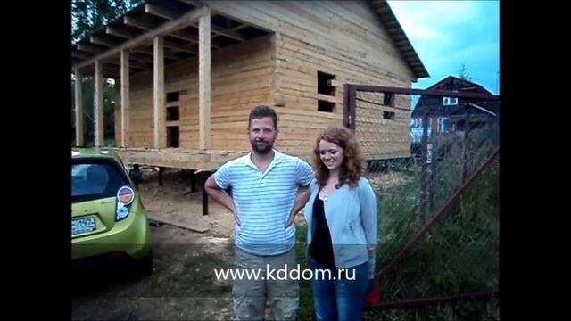 Отзыв владельца о строительстве дома из бруса 150х150 под усадку смотреть онлайн