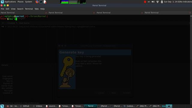 Parrot Linux - Create A GPG Key With GPA смотреть онлайн