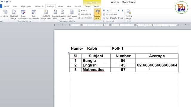 Mail merge decimal place problem Solution смотреть онлайн