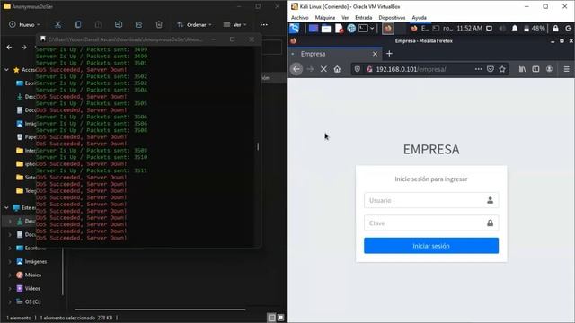 Tutorial realizando un ataque de tipo DDOS y como contrarrestarlo. смотреть онлайн