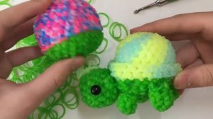 Loomigurumi Turtle Tutorial~Rainbow Loom