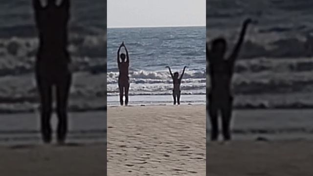 Хорошо в Гоа в мае 23-го. Арамболь. Йога, зарядка, медитации, прогулка по пляжу. समुद्र तट पर चलें। смотреть онлайн