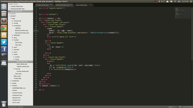 Laravel 4 A simple microblog смотреть онлайн