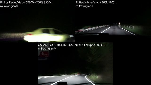 OSRAM Cool Blue Intense NEXT GEN, Philips RacingVision GT200, WhiteVision смотреть онлайн