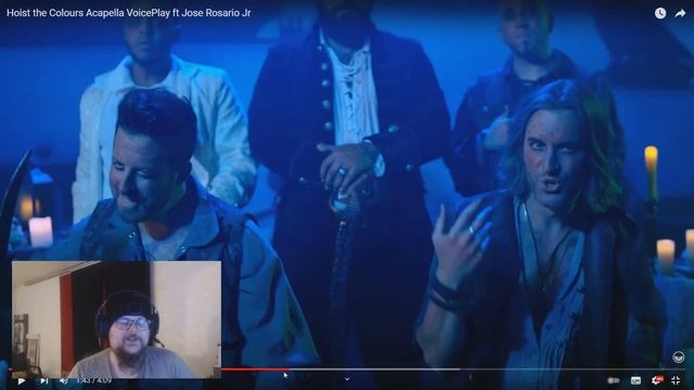 Cry React's: Music, "Hoist the Colours Acapella VoicePlay ft Jose Rosario Jr" YOOO HOOO!!! смотреть онлайн