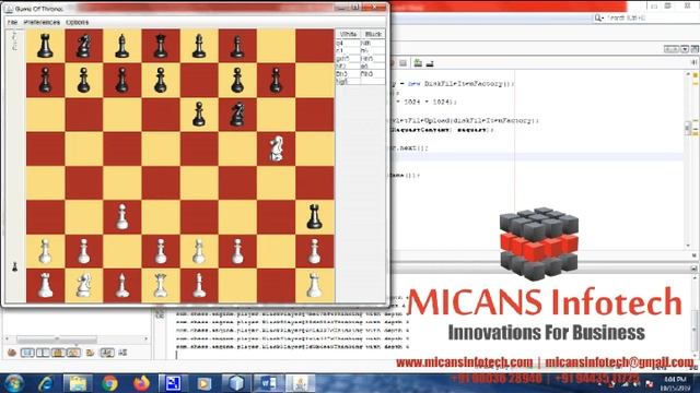 CHESS GAME USING ARTIFICIAL INTELLIGENCE JAVA PROJECT смотреть онлайн