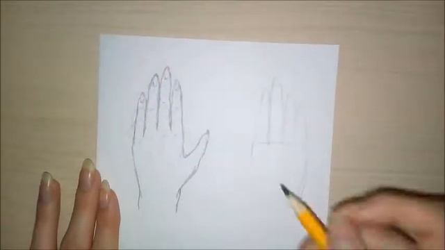Как рисовать руки/Нow to draw a hand смотреть онлайн