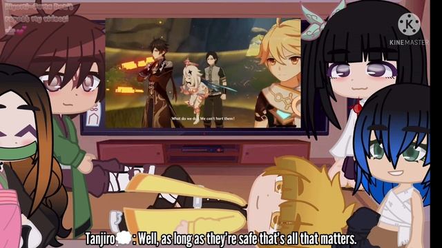 Demon Slayer reacts to Genshin Impact (1/2) смотреть онлайн