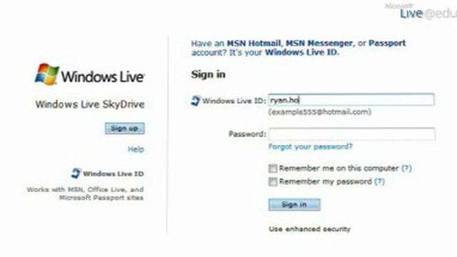 Windows Live SkyDrive - Overview смотреть онлайн