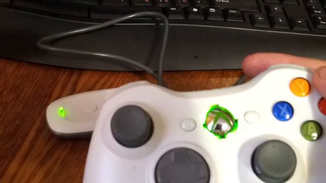 Microsoft 2.4GHz Wireless Game Controller with PC USB Receiver for PC/Xbox 360 смотреть онлайн