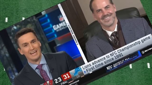 "Lions are America’s team" - Shaun O'Hara on Lions beat Buccaneers 31-23, advance to NFC title game смотреть онлайн