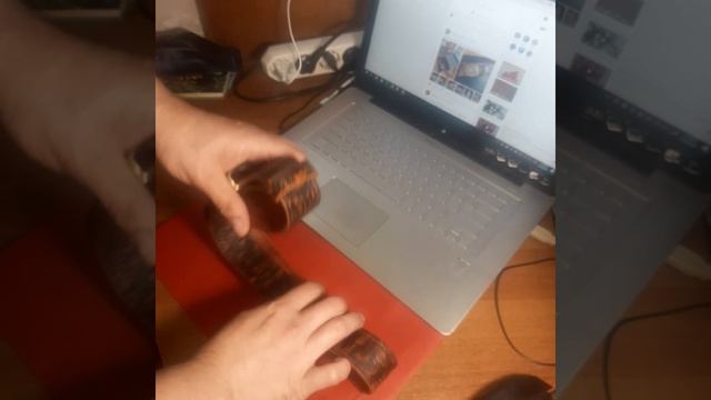 Мужской кожанный ремень ручной работы с орлом. смотреть онлайн