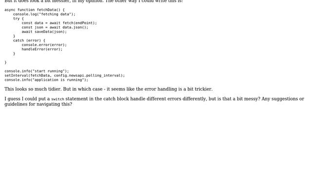 Error handling for a simple 'fetch some data, then save the data' Node function (2 Solutions!!) смотреть онлайн