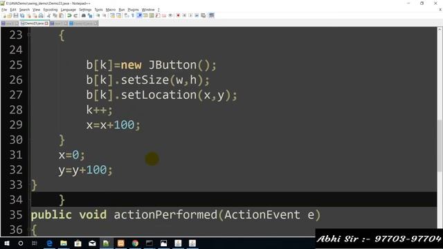 Swing ( calculator part-2 ) in java in Hindi part 24 смотреть онлайн