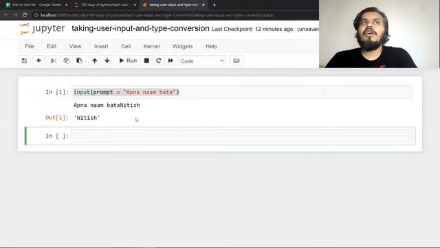 Taking user input in Python | The input function смотреть онлайн
